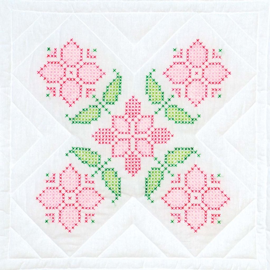 【BOK PLACE】Stitch Line Color Straight Long Wide Cotton Pt Cotton and Linen Box Stitch Quilt | The Company Store