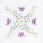 *** Butterflies & Flowers 18″ Quilt Blocks