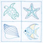 Beach 18″ Quilt Blocks