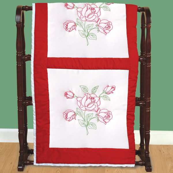 long stemmed rose quilt block