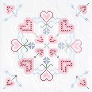 Cross Stitch Hearts