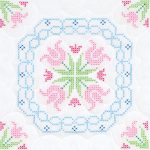 XX Lace Tulips 18" Quilt Blocks