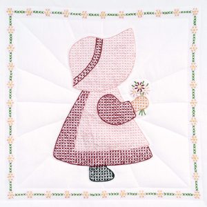 sunbonnet girl quilt block