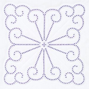 cross stitch design quilt block