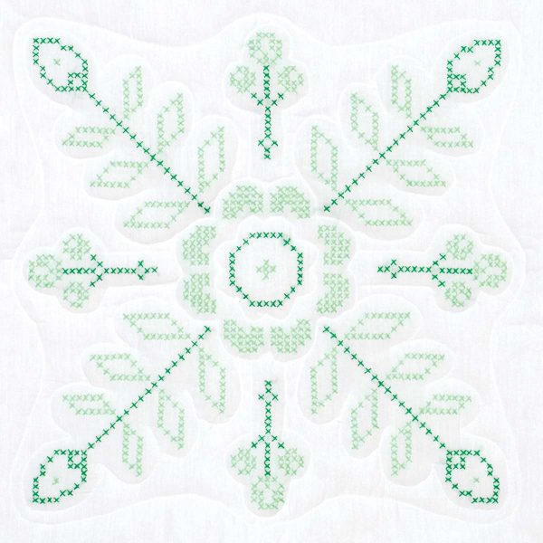 XX Floral Quilt Block