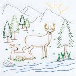 *** Deer 18″ Quilt Blocks