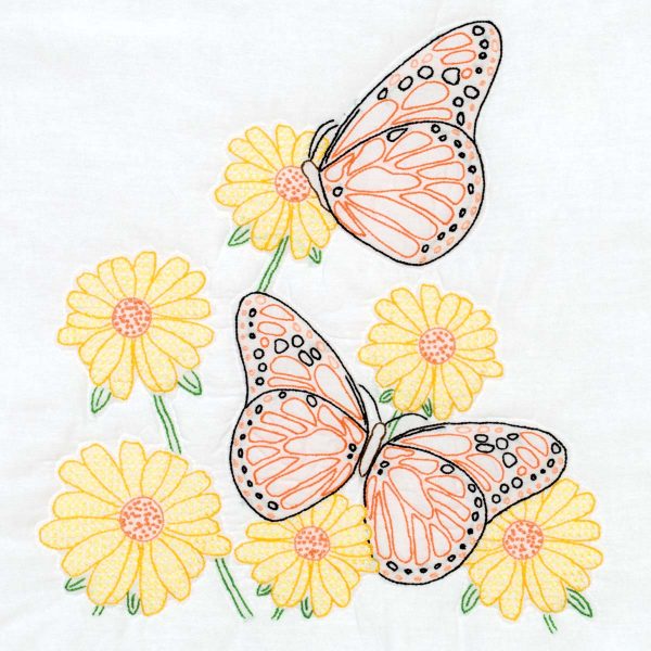 butterflies quilt block