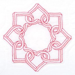 product id 732753 Interlocking 3D Hearts Quilt Block