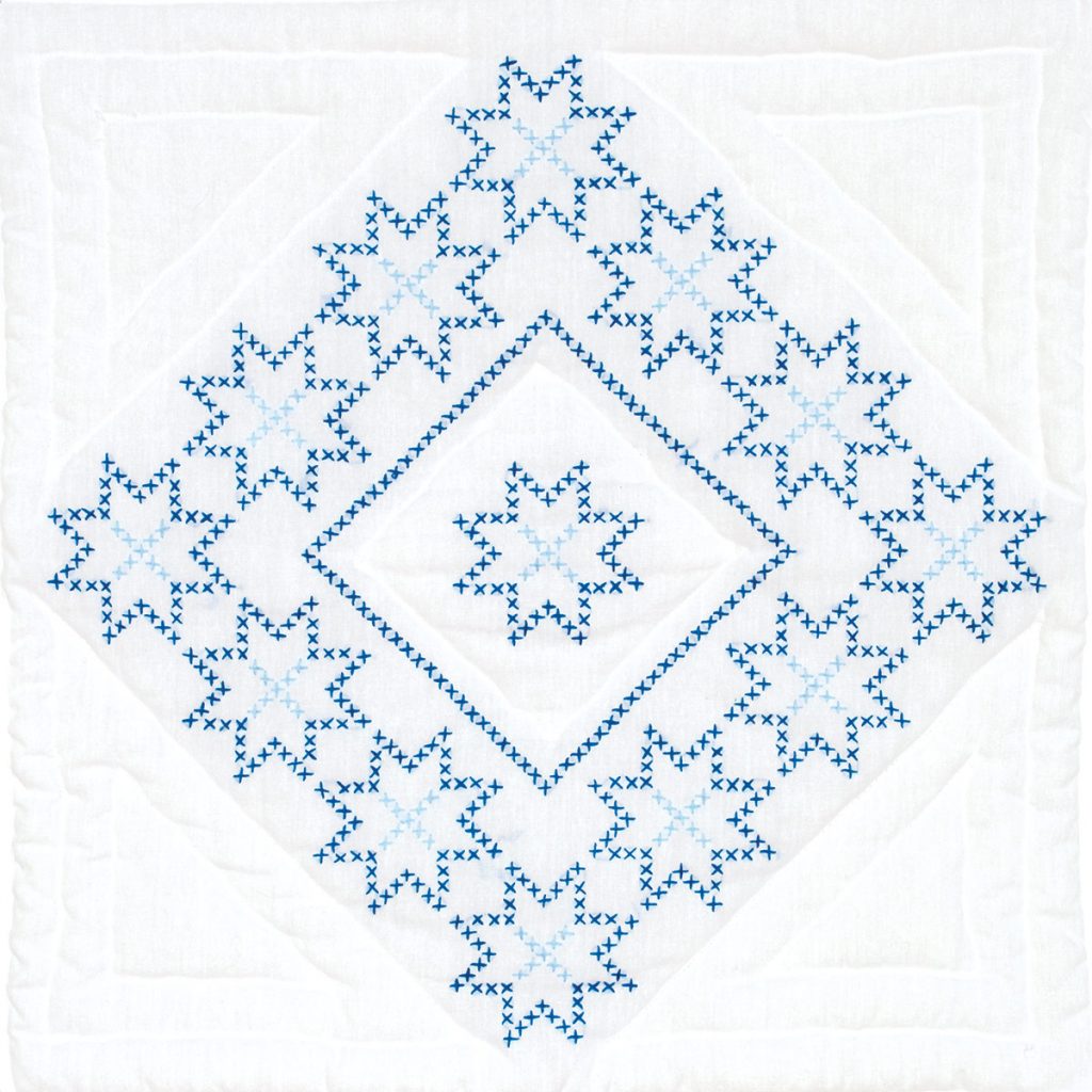 Jack Dempsey 732 754 Stamped White Quilt Blocks 18/"X18/" 6//Pkg-XX Star
