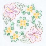 *** Hibiscus 18″ Quilt Blocks