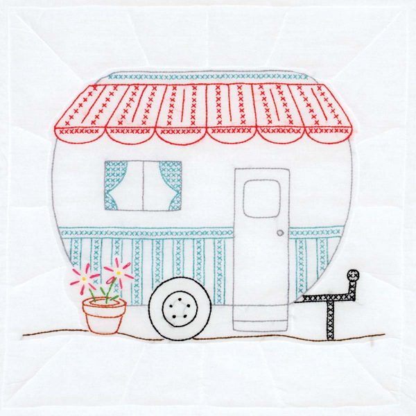 Camper 18″ Quilt Block