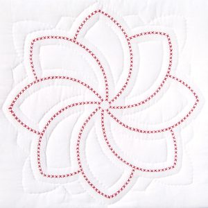 cross stitch pinwheel quilt block