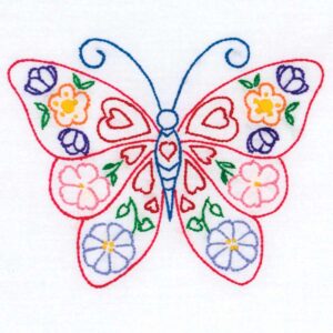 Butterfly 9 inch quilt block