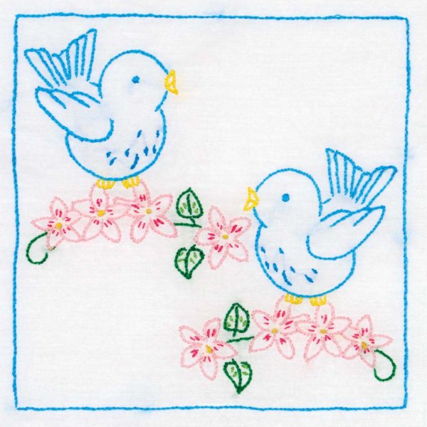 Love Birds quilt blocks