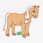 *** Pony 9" Quilt Block