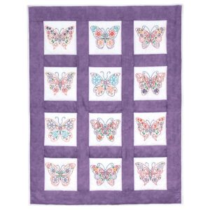 Butterfly theme quilt