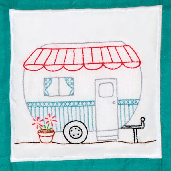 product id 737914 Happy Campers Theme Quilt Block-1