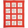 Highland Cows Theme Quilt Blocks