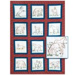 Horses 9" Quilt Block Theme