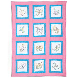 Butterflies 9 inch Quilt Block Themes