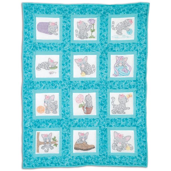 Kittens 9 inch Theme Quilt Blocks