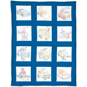 Rescue Vehicles Theme Quilt Blocks