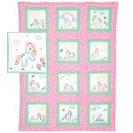 Baby Unicorns Theme Quilt Blocks