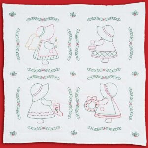 Sunbonnet Sue Christmas Wall Quilt