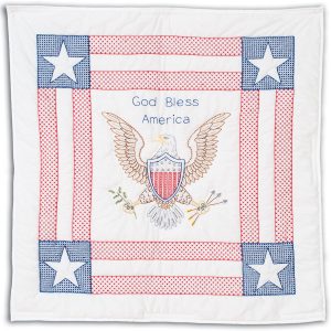 product id 7393 God Bless America Wall Quilt
