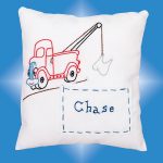 Tow Truck Tooth Fairy Pillow