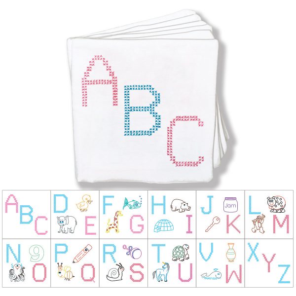 product id 84566 ABC Cloth Nursery Book
