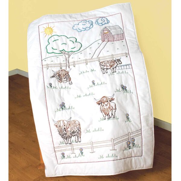 Highland Cows Lap Quilt