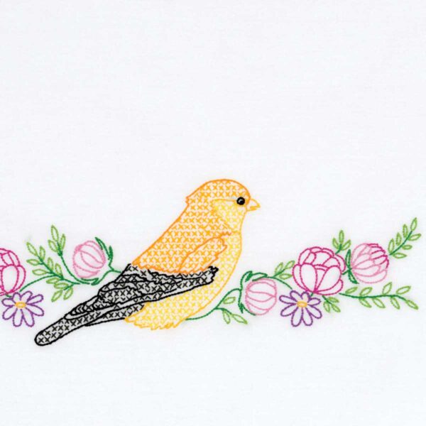 Finch embroidery