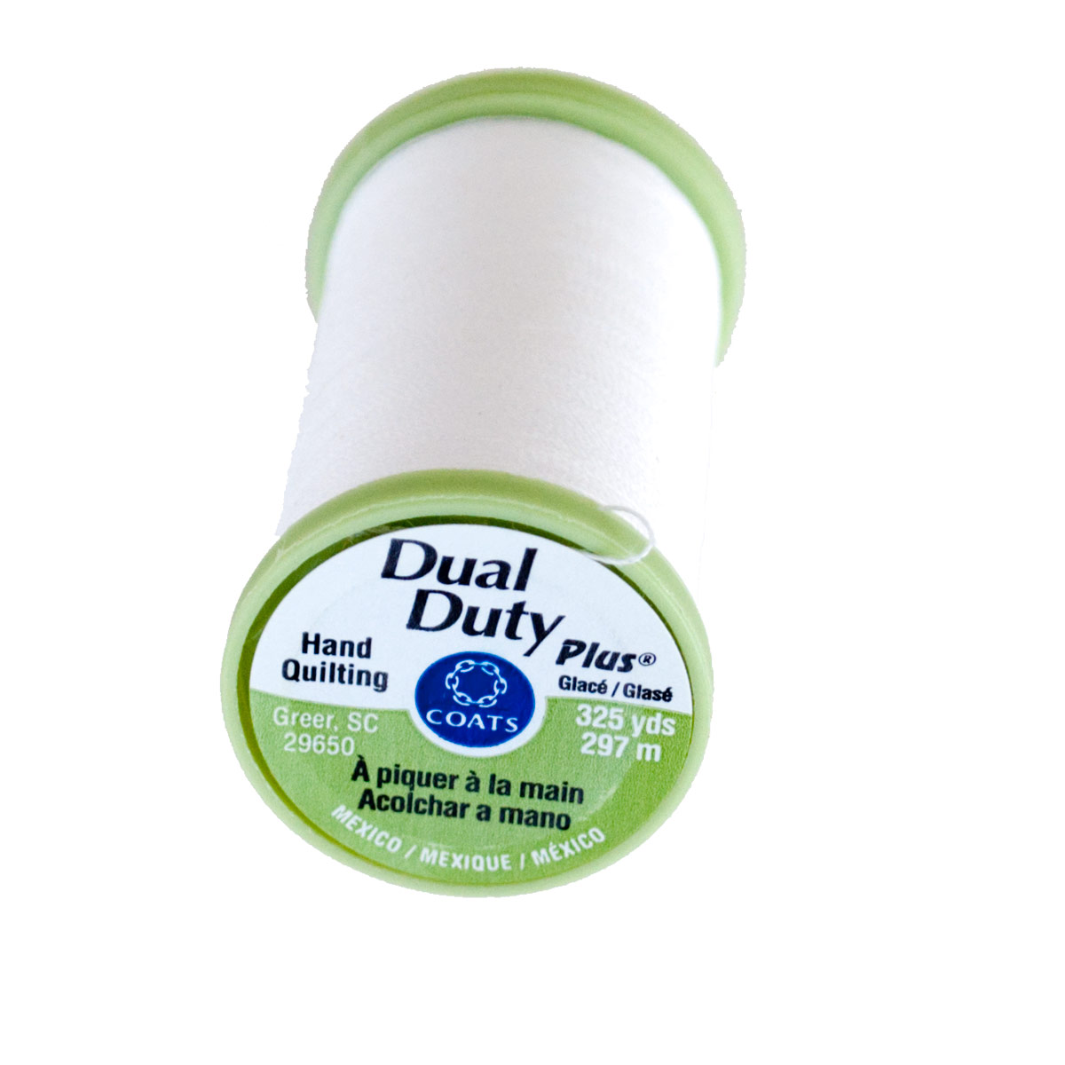 Coats & Clark Dual Duty Plus Hand Quilting Thread 325 Yards White S960-0100  (3-Pack)